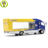 1/64 GCD Mitsubishi Fuso Fighter Mk2 2017 Outriggers Raised Truck Trailer Diecast Model Toys Car Gifts For Father Friends