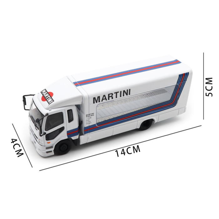 1/64 GCD Mitsubishi Fuso Fighter Mk2 2017 Outriggers Raised Truck Trailer Diecast Model Toys Car Gifts For Father Friends