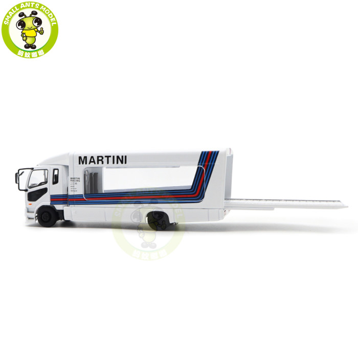 1/64 GCD Mitsubishi Fuso Fighter Mk2 2017 Outriggers Raised Truck Trailer Diecast Model Toys Car Gifts For Father Friends