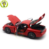 1/18 Mazda RX-7 RX 7 Spirit R Red Polar Master Diecast Model Toy Car Gifts For Friends Father
