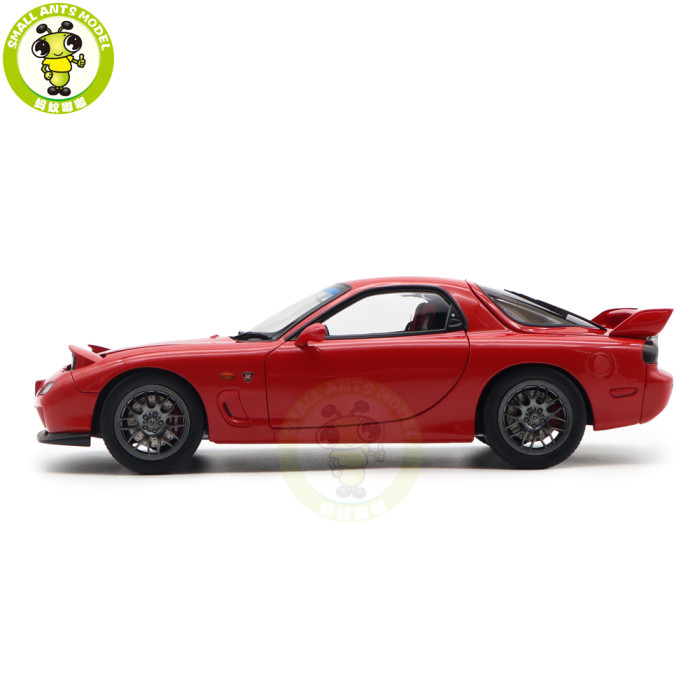 1/18 Mazda RX-7 RX 7 Spirit R Red Polar Master Diecast Model Toy Car Gifts For Friends Father