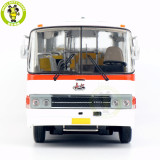 1/64 CJ660B CJ6151 Articulated Bus ChangJiang China Diecast Model Toy Car Bus Gifts For Friends