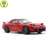 1/18 Mazda RX-7 RX 7 Spirit R Red Polar Master Diecast Model Toy Car Gifts For Friends Father
