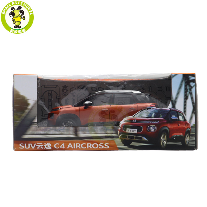 1/18 Citroen C4 Aircross Diecast Model Toy Car Gifts For Father Friends
