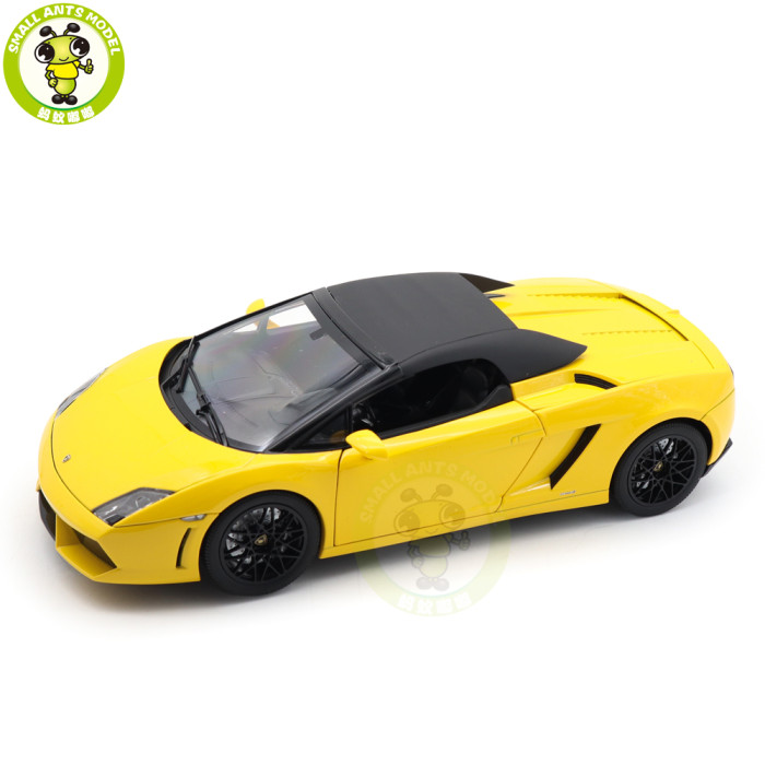1/18 Lamborghini Gallardo LP 560-4 Spyder 2009 Yellow Norev 187965 Diecast Model Toy Car Gifts For Father Friends