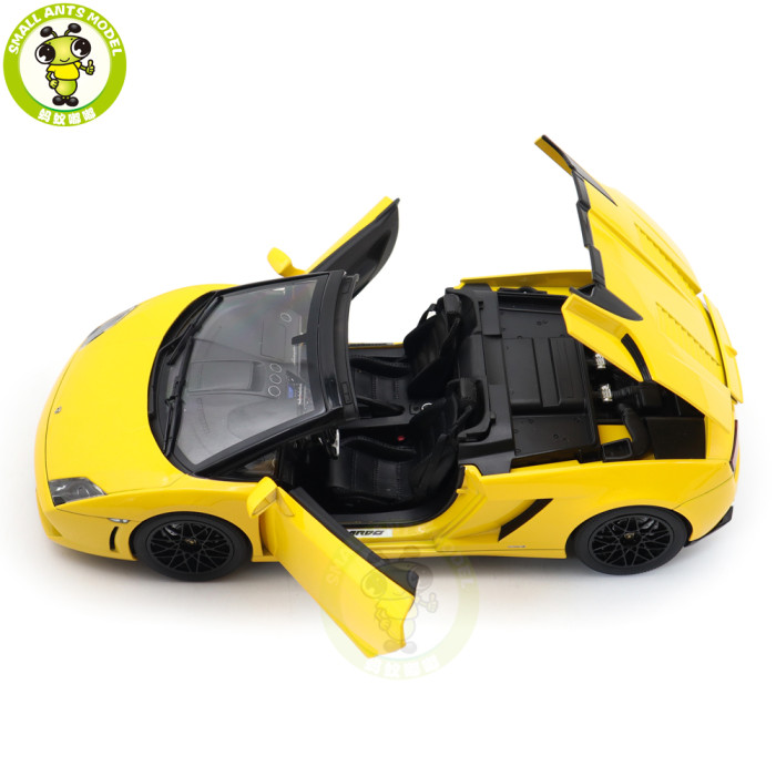 1/18 Lamborghini Gallardo LP 560-4 Spyder 2009 Yellow Norev 187965 Diecast Model Toy Car Gifts For Father Friends