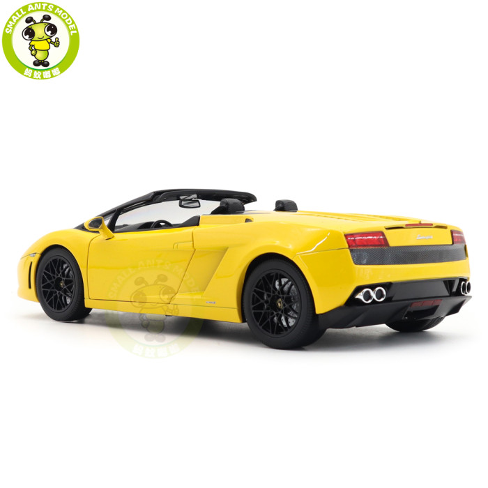 1/18 Lamborghini Gallardo LP 560-4 Spyder 2009 Yellow Norev 187965 Diecast Model Toy Car Gifts For Father Friends
