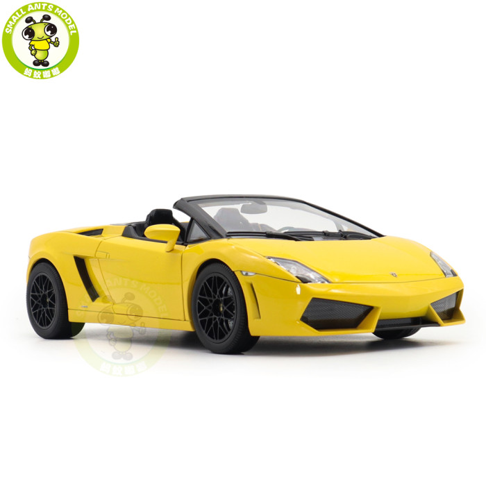 1/18 Lamborghini Gallardo LP 560-4 Spyder 2009 Yellow Norev 187965 Diecast Model Toy Car Gifts For Father Friends