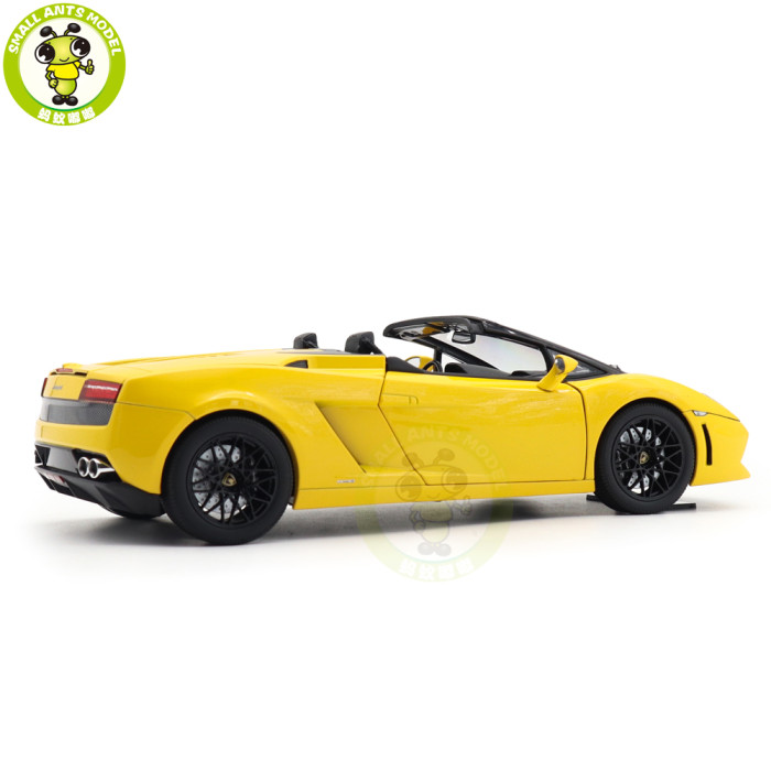 1/18 Lamborghini Gallardo LP 560-4 Spyder 2009 Yellow Norev 187965 Diecast Model Toy Car Gifts For Father Friends
