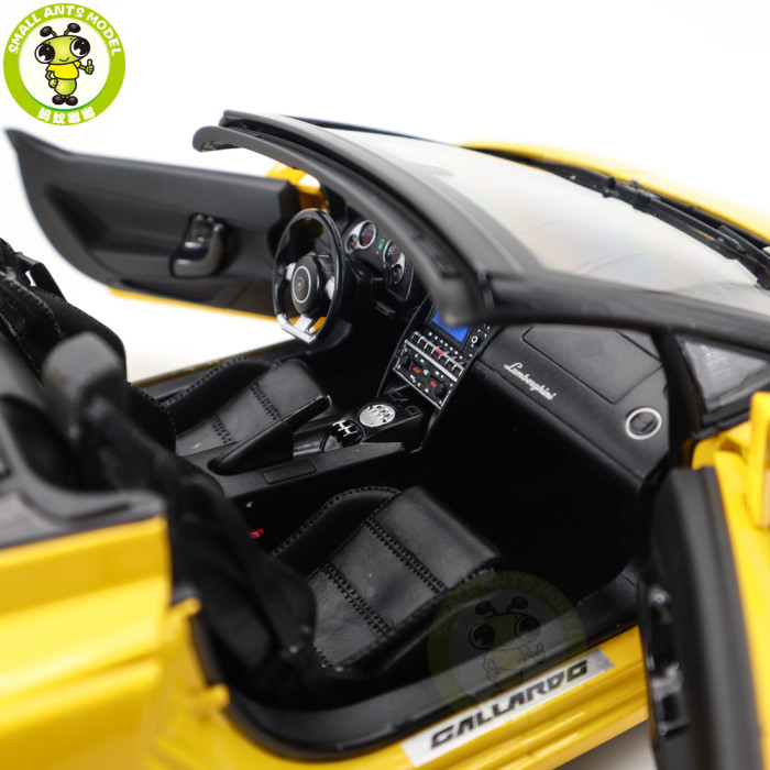 1/18 Lamborghini Gallardo LP 560-4 Spyder 2009 Yellow Norev 187965 Diecast Model Toy Car Gifts For Father Friends