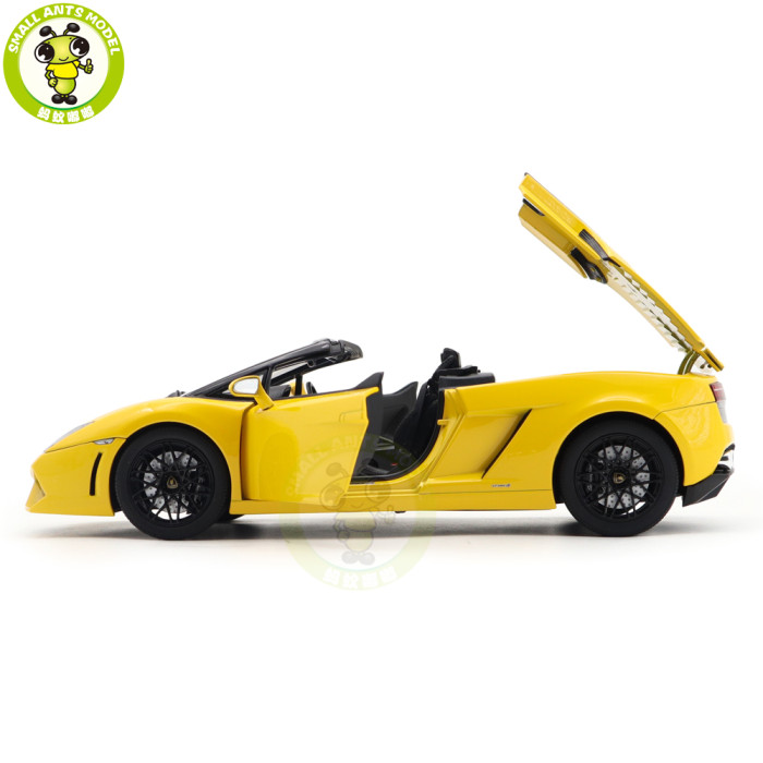 1/18 Lamborghini Gallardo LP 560-4 Spyder 2009 Yellow Norev 187965 Diecast Model Toy Car Gifts For Father Friends