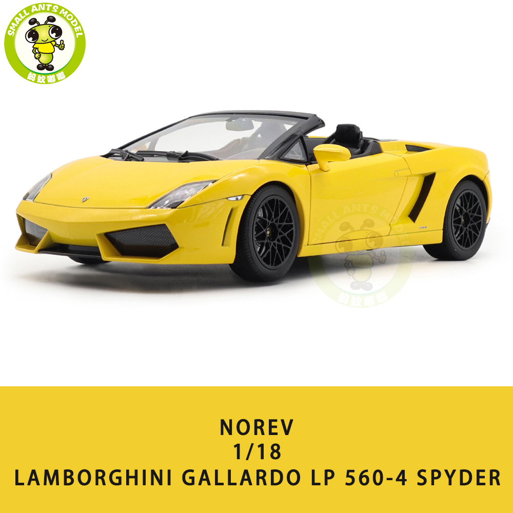 1/18 Lamborghini Gallardo LP 560-4 Spyder 2009 Yellow Norev 187965