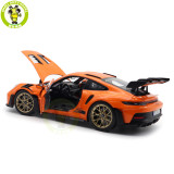 1/18 Porsche 911 992 GT3 RS 2022 Norev Diecast Model Toys Car Gifts For Friends Father