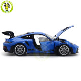 1/18 Porsche 911 992 GT3 RS 2022 Norev Diecast Model Toys Car Gifts For Friends Father