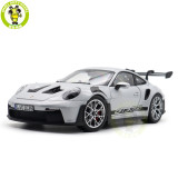1/18 Porsche 911 992 GT3 RS 2022 Norev Diecast Model Toys Car Gifts For Friends Father