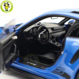 1/18 Porsche 911 992 GT3 RS 2022 Norev Diecast Model Toys Car Gifts For Friends Father