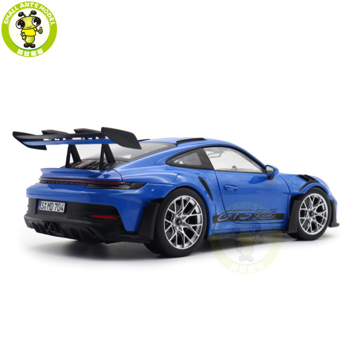 1/18 Porsche 911 992 GT3 RS 2022 Norev Diecast Model Toys Car Gifts For Friends Father