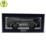1/18 Porsche 911 992 GT3 RS 2022 Norev Diecast Model Toys Car Gifts For Friends Father