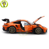 1/18 Porsche 911 992 GT3 RS 2022 Norev Diecast Model Toys Car Gifts For Friends Father