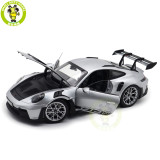 1/18 Porsche 911 992 GT3 RS 2022 Norev Diecast Model Toys Car Gifts For Friends Father