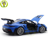 1/18 Porsche 911 992 GT3 RS 2022 Norev Diecast Model Toys Car Gifts For Friends Father