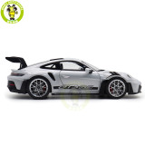 1/18 Porsche 911 992 GT3 RS 2022 Norev Diecast Model Toys Car Gifts For Friends Father