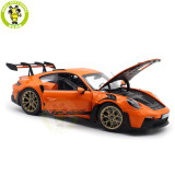 1/18 Porsche 911 992 GT3 RS 2022 Norev Diecast Model Toys Car Gifts For Friends Father