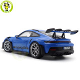 1/18 Porsche 911 992 GT3 RS 2022 Norev Diecast Model Toys Car Gifts For Friends Father