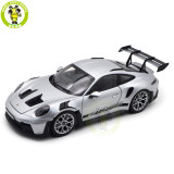 1/18 Porsche 911 992 GT3 RS 2022 Norev Diecast Model Toys Car Gifts For Friends Father