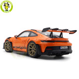1/18 Porsche 911 992 GT3 RS 2022 Norev Diecast Model Toys Car Gifts For Friends Father