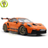 1/18 Porsche 911 992 GT3 RS 2022 Norev Diecast Model Toys Car Gifts For Friends Father