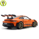 1/18 Porsche 911 992 GT3 RS 2022 Norev Diecast Model Toys Car Gifts For Friends Father