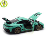 1/18 Porsche 911 992 GT3 RS 2022 Norev Diecast Model Toys Car Gifts For Friends Father