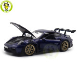 1/18 Porsche 911 992 GT3 RS 2022 Norev Diecast Model Toys Car Gifts For Friends Father