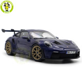1/18 Porsche 911 992 GT3 RS 2022 Norev Diecast Model Toys Car Gifts For Friends Father