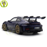 1/18 Porsche 911 992 GT3 RS 2022 Norev Diecast Model Toys Car Gifts For Friends Father