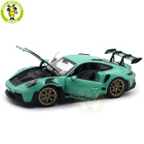 1/18 Porsche 911 992 GT3 RS 2022 Norev Diecast Model Toys Car Gifts For Friends Father