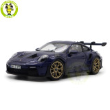 1/18 Porsche 911 992 GT3 RS 2022 Norev Diecast Model Toys Car Gifts For Friends Father