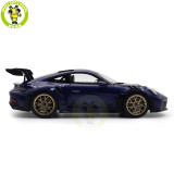 1/18 Porsche 911 992 GT3 RS 2022 Norev Diecast Model Toys Car Gifts For Friends Father