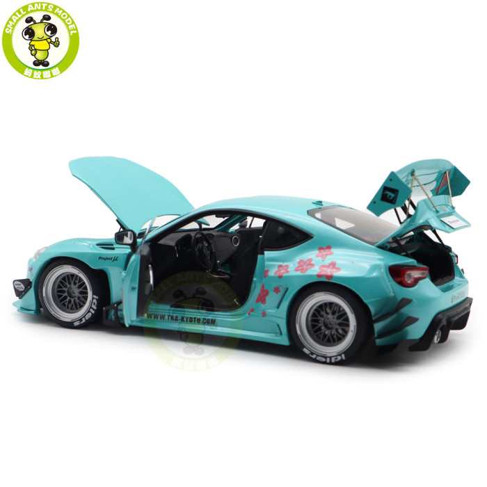 1/18 Toyota 86 Rocket Bunny Racing Car Diecast Model Car Toys Gifts For Father Friends