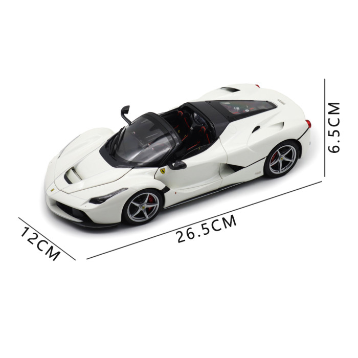 Miniature BBR 1/18 Ferrari LaFerrari Aperta Gris Ferro – édition Limitée 45/48