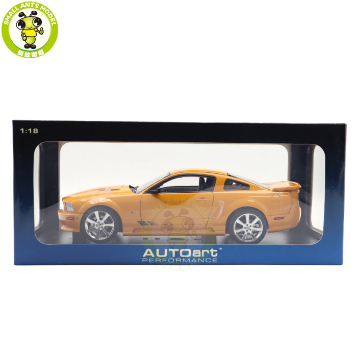 1/18 Ford Saleen Mustang S281 Supercharged AUTOart 73056 Orange Diecast Model Car Gifts For Friends Father