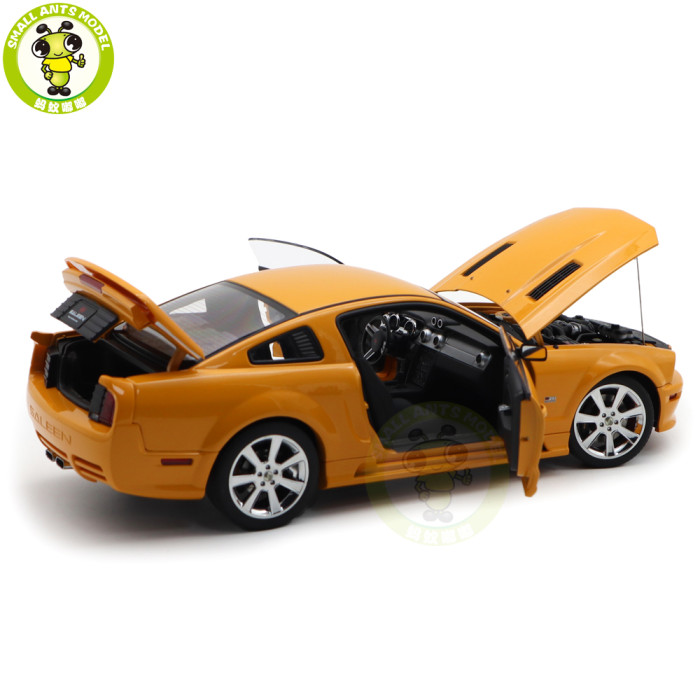 1/18 Ford Saleen Mustang S281 Supercharged AUTOart 73056 Orange Diecast Model Car Gifts For Friends Father