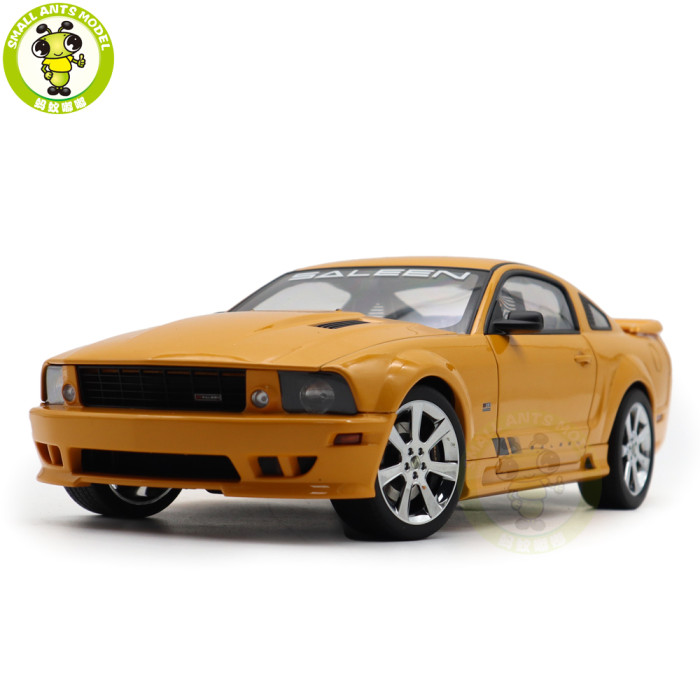 1/18 Ford Saleen Mustang S281 Supercharged AUTOart 73056 Orange Diecast Model Car Gifts For Friends Father
