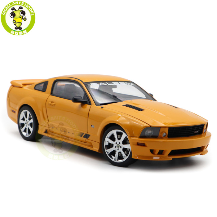 1/18 Ford Saleen Mustang S281 Supercharged AUTOart 73056 Orange Diecast Model Car Gifts For Friends Father