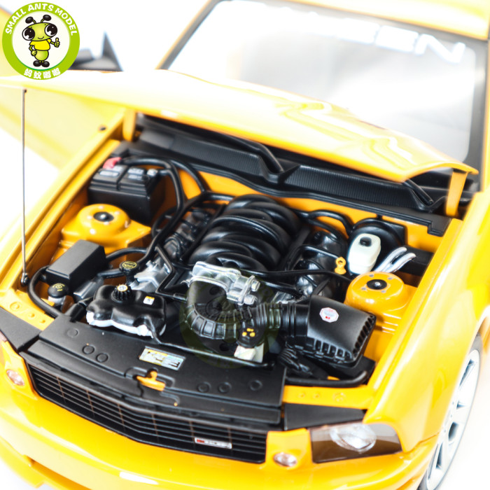 1/18 Ford Saleen Mustang S281 Supercharged AUTOart 73056 Orange Diecast Model Car Gifts For Friends Father