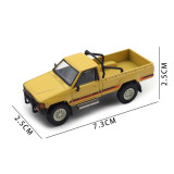 1/64 1984 Toyota Hilux Single Cab Diecast Model Toy Car Gifts For Friends Father