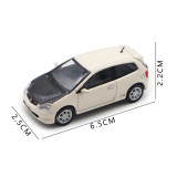 1/64 Paragon 2001 Honda Civic Type R EP3 Diecast Model Toy Car Gifts For Friends Father