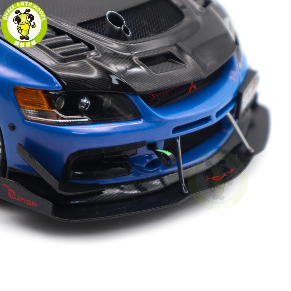 1:18 1/18 Super A Mitsubishi Lancer Evolution 9 So Cal Evo Evo 9 Evo IX Ct9a Blue Display Model Car 1192658668