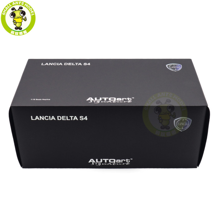 1/18 Lancia Delta S4 AUTOart 74772 Gray Diecast Model Car Gifts For Friends Father